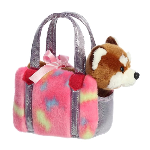 Aurora - Small Brown Fancy Pals - 6" Jellyroll Red Panda - Fashionable Stuffed Animal
