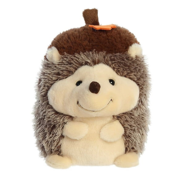 Aurora - Small Brown Holiday - Life In A Nutshell 6.5" Hedgehog - Festive Stuffed Animal