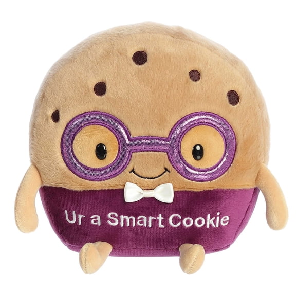 Aurora - Small Brown JUST SAYIN' - 8" Ur A Smart Cookie - Witty Stuffed Animal