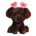 thumbnail image 1 of Aurora - Small Brown Love On The Mind - 6" Wuff You Chocolate Lab - Heartwarming Stuffed Animal, 1 of 5
