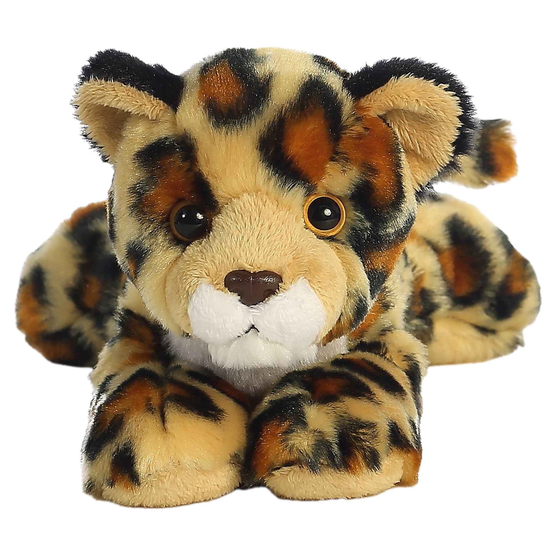 AURORA WORLD Aurora - Small Brown Mini Flopsie - 8" Amazon Jaguar - Adorable Stuffed Animal