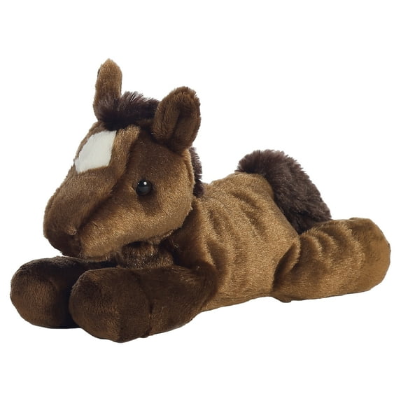 Aurora - Small Brown Mini Flopsie - 8" Chestnut - Adorable Stuffed Animal