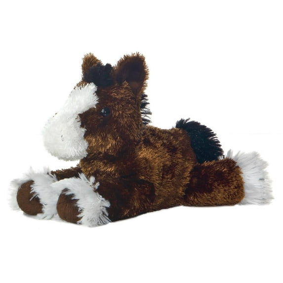 Aurora - Small Brown Mini Flopsie - 8" Clydes - Adorable Stuffed Animal