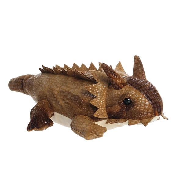 Aurora - Small Brown Mini Flopsie - 9" Patty Horned Lizard - Adorable Stuffed Animal