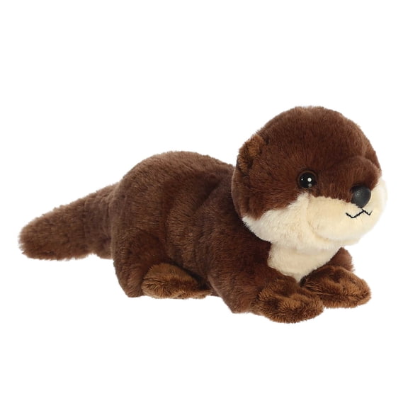 Aurora - Small Brown Mini Flopsie - 10" River Otter Pup - Adorable Stuffed Animal