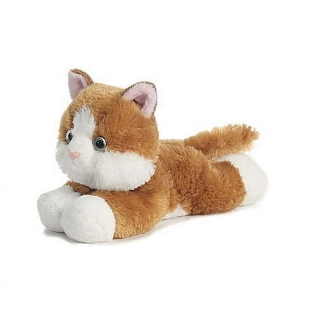 Aurora - Small Brown Mini Flopsie - 8" Sunshine Tabby - Adorable Stuffed Animal