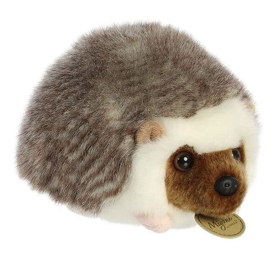Aurora - Small Brown Miyoni - 6.5" Hedgehog - Realistic Stuffed Animal