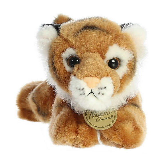 Aurora - Small Brown Miyoni - 9" Bengal Tiger - Realistic Stuffed Animal