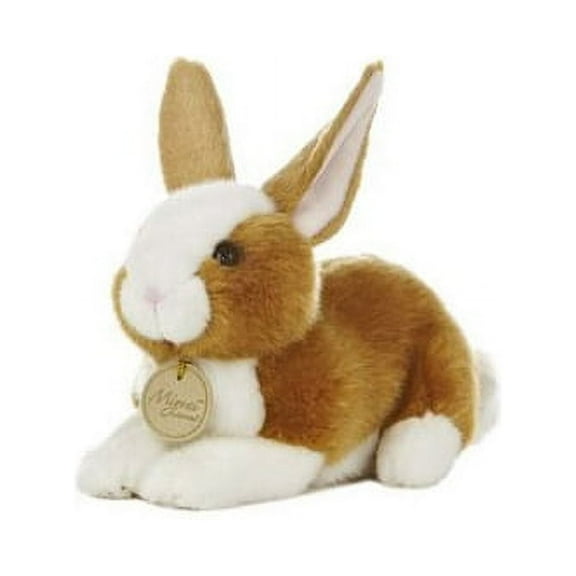 Aurora - Small Brown Miyoni - 8" Dutch Rabbit - Realistic Stuffed Animal