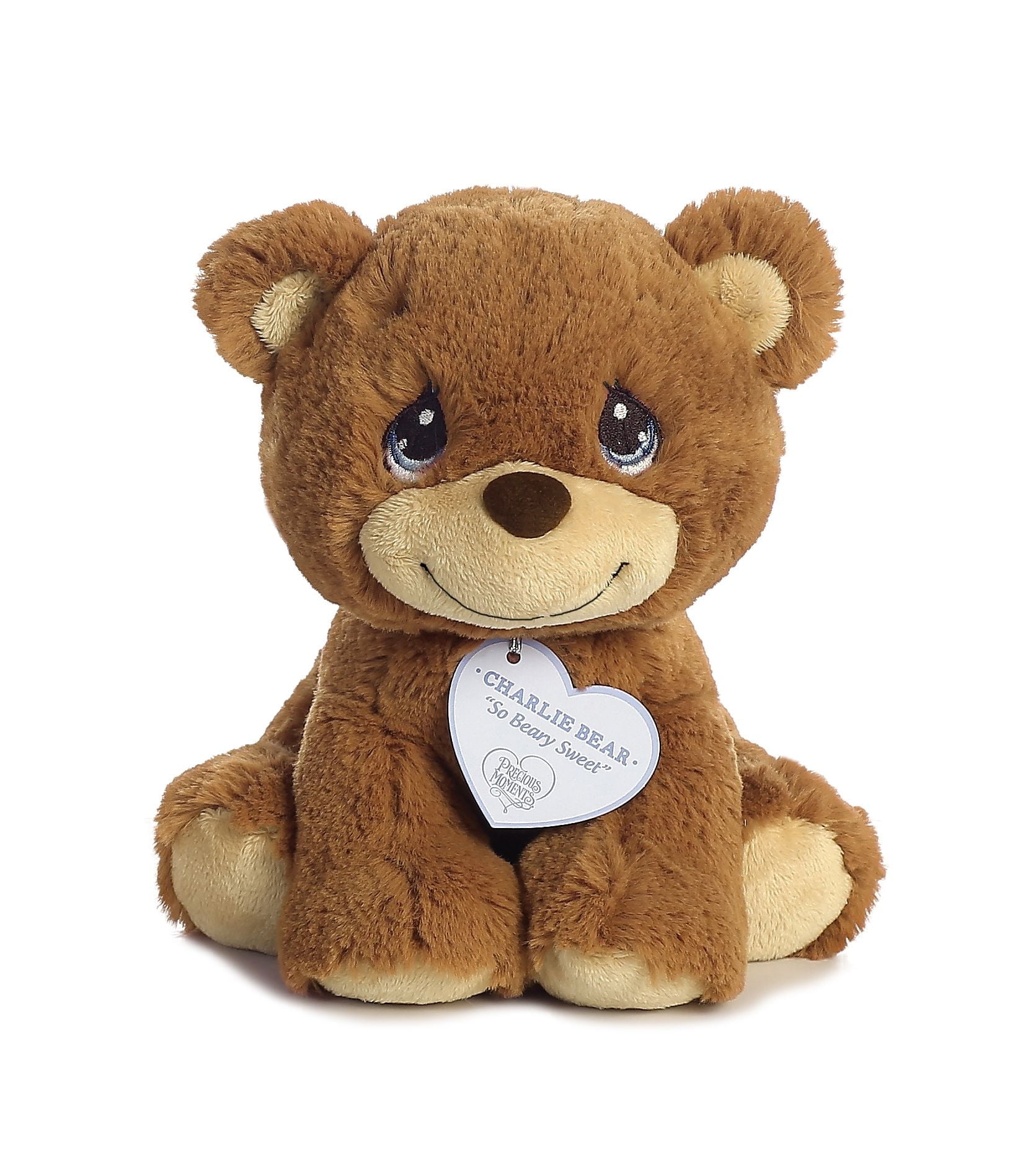 Aurora - Small Brown Precious Moments - 7" Charlie Bear - Adorable Stuffed Animal