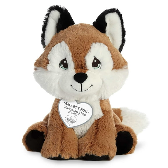 Aurora - Small Brown Precious Moments - 7.5" Smarty Fox - Adorable Stuffed Animal