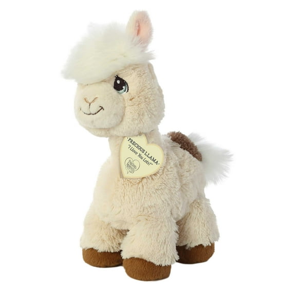 Aurora - Small Brown Precious Moments - 7" Precious Llama - Adorable Stuffed Animal