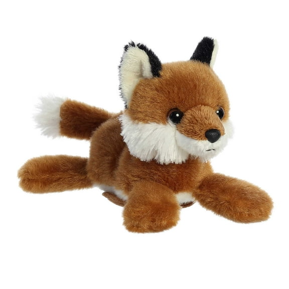 Aurora - Small Brown Shoulderkins - 6" Maple Fox - Adorable Stuffed Animal