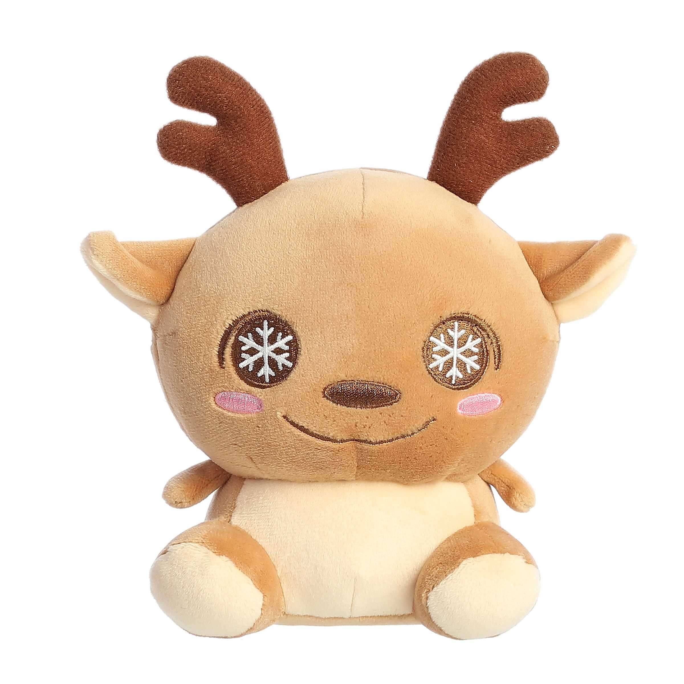 Aurora - Small Brown Squishiverse - 5.5" Squishy Reindeer - Adorable Stuffed Animal - Walmart.com
