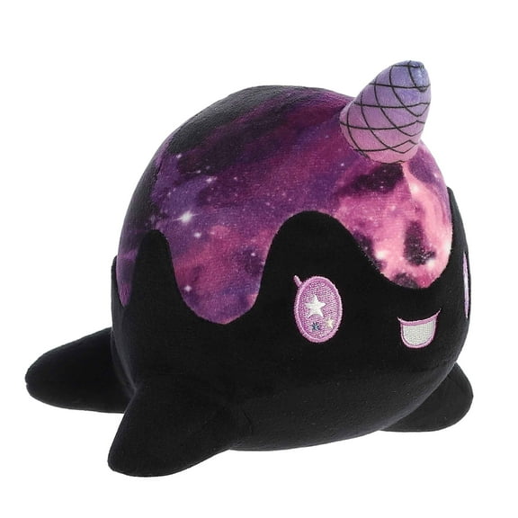 Aurora - Small Galaxy Tasty Peach - 7.5" Space Nomwhals - Enchanting Stuffed Animal
