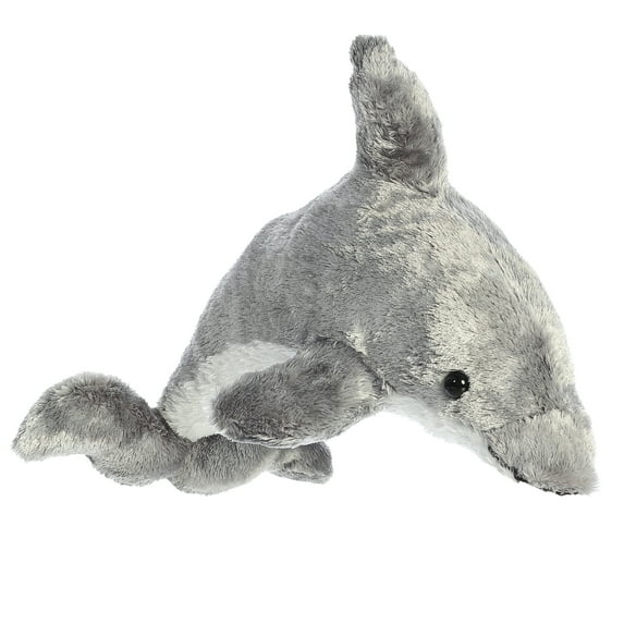 Aurora - Small Gray Mini Flopsie - 9" Dorsey - Adorable Stuffed Animal