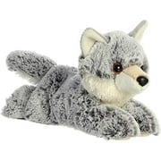 Aurora - Small Gray Mini Flopsie - 8 Winter Wolf - Adorable Stuffed Animal