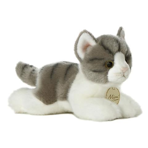 Aurora 8 Inches Grey Tabby Cat