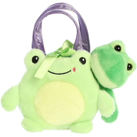 Aurora - Small Green Fancy Pals - 9.5" Frog - Fashionable Stuffed Animal