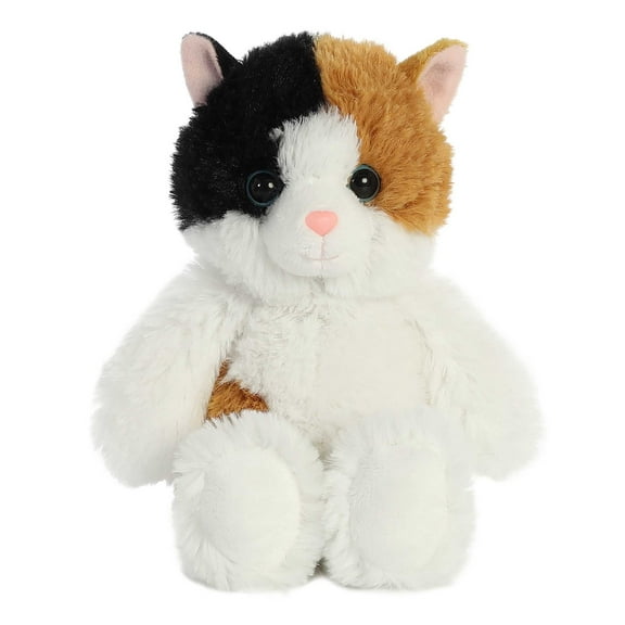 Aurora - Small Multicolor Cuddly Friends - 8" Esmeralda Cat - Playful Stuffed Animal