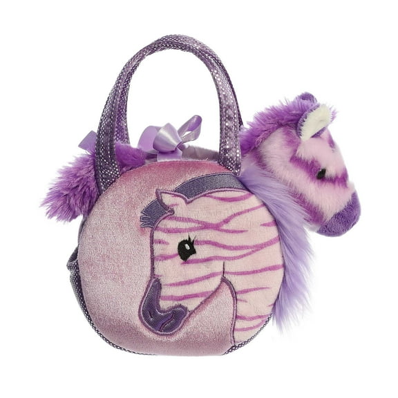 Aurora - Small Multicolor Fancy Pals - 5" Jungle Bundles Zebra - Fashionable Stuffed Animal