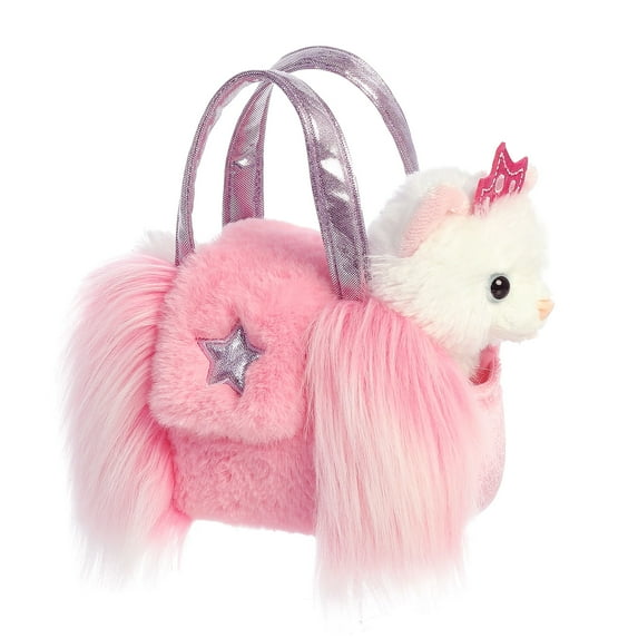 Aurora - Small Multicolor Fancy Pals - 6" Princess Kitty Designer - Fashionable Stuffed Animal