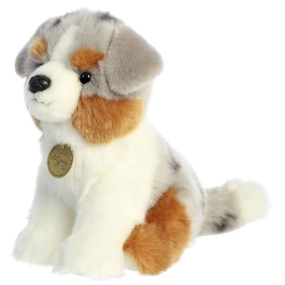 Aurora - Small Multicolor Miyoni Tots - 9" Aussie Pup - Adorable Stuffed Animal