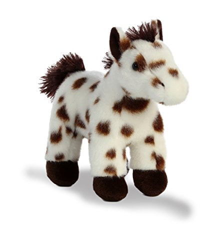 Aurora World Western Plush Horse with Sound, Spotted, Small