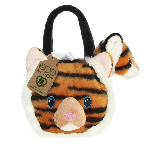 Aurora - Small Orange Eco Nation - 6" Baby Tiger - Responsibly Made Stuffed Animal