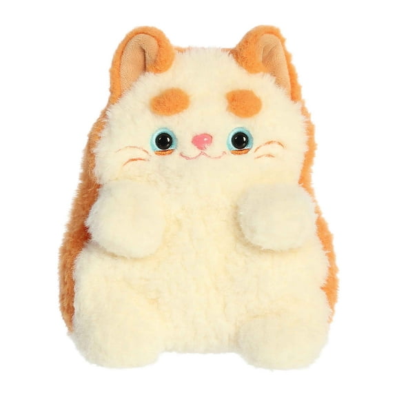 Aurora - Small Orange Mewmews - 7" Cheddar - Playful Stuffed Animal