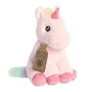 Aurora - Small Pink Eco Nation - 8.5" Pearl Unicorn - Responsibly Made Stuffed Animal