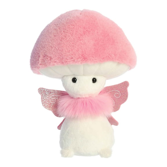 Aurora - Small Pink Fungi Friends - 9" Fairy - Vibrant Stuffed Animal