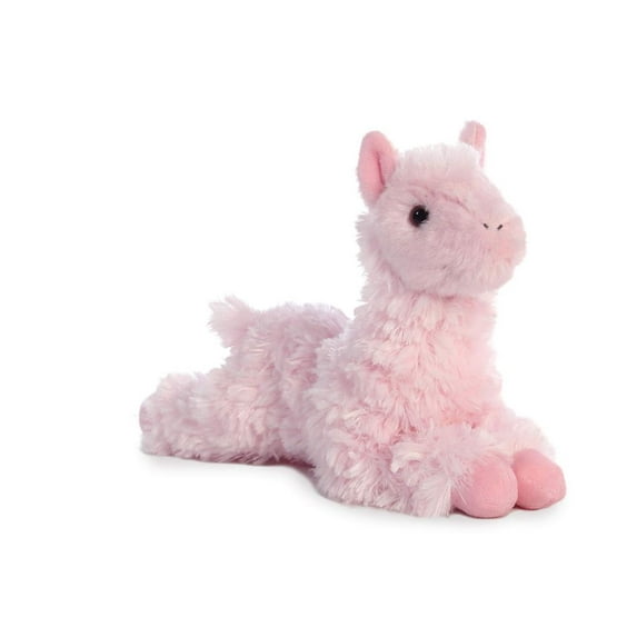Aurora World 8" Mini Flopsie Plush Toy, Llama (Pink)
