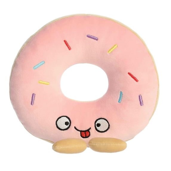 Aurora - Small Pink Wackadoodles - 7.5" Demi Donut - Crazy Stuffed Animal