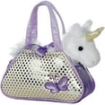 thumbnail image 1 of Aurora - Small Purple Fancy Pals - 7.5" Aurora Unicorn - Fashionable Stuffed Animal, 1 of 3