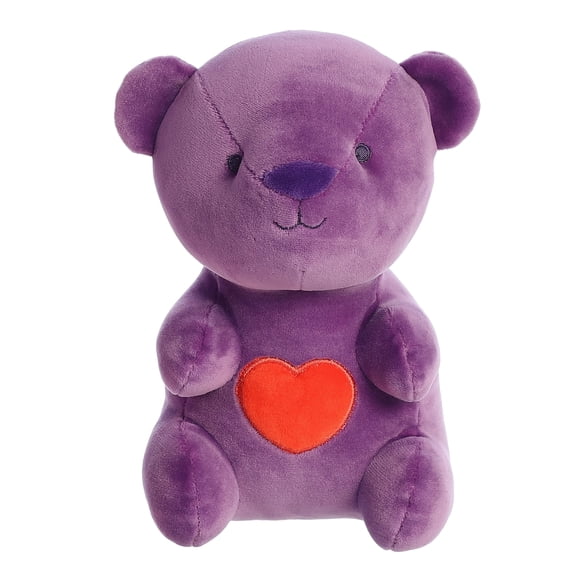Aurora - Small Purple Valentine - 8" Yummy Heartbear - Heartwarming Stuffed Animal