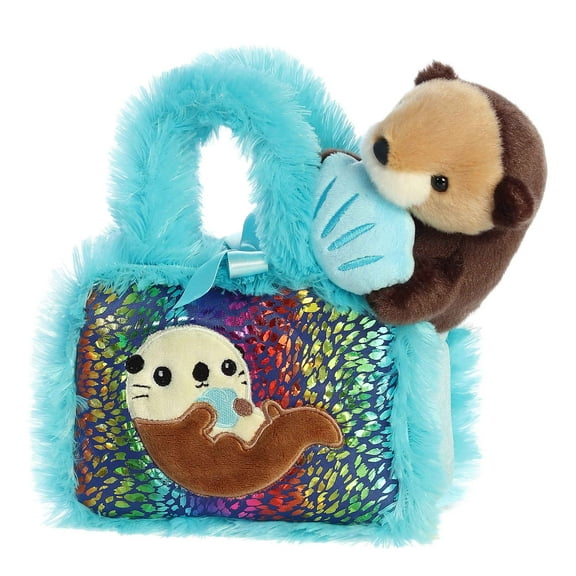 Aurora - Small Sea Otter Fancy Pals - Zoo Collection - Fashionable Stuffed Animal