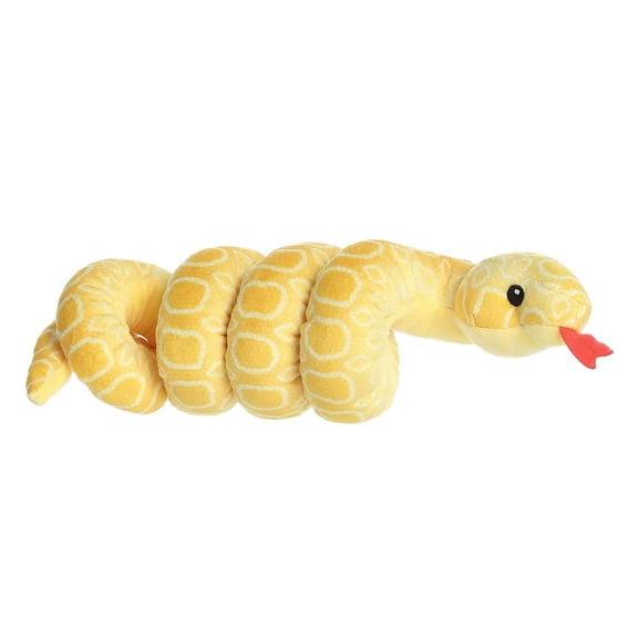 Aurora - Small Snake - Wrist Wranglers Albino Burmese Python - Playful Stuffed Animal