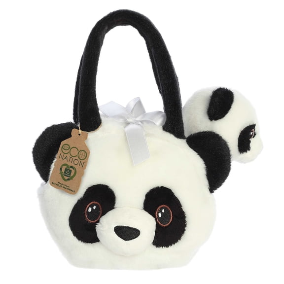 Aurora - Small White Eco Nation - 6" Baby Panda - Responsibly Made Stuffed Animal