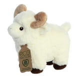 Aurora - Small White Eco Nation - 8" Ram - Eco-Friendly Stuffed Animal ...