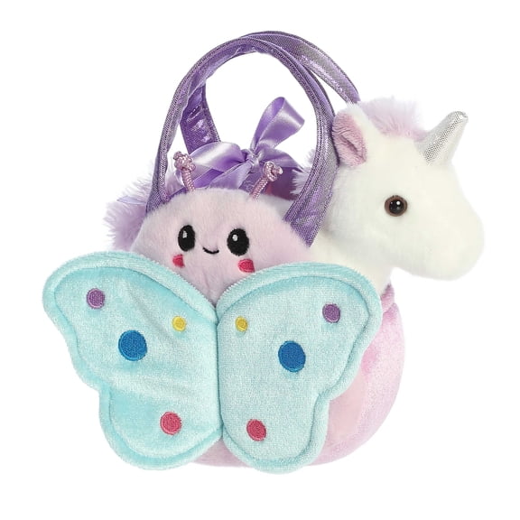 Aurora - Small White Fancy Pals - 7" Lil Butterfly - Fashionable Stuffed Animal