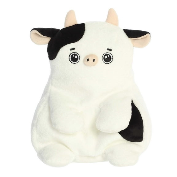 Aurora - Small White Fluffles - 7.5" Connor Cow - Whimsical Stuffed Animal