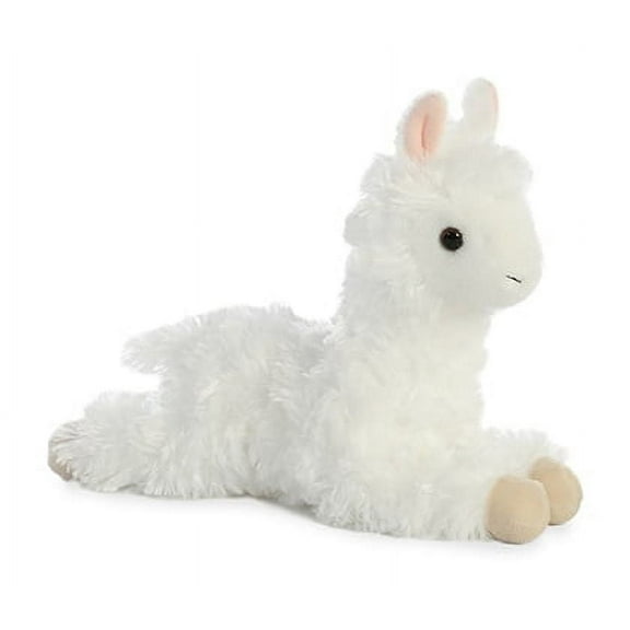 Aurora - Small White Mini Flopsie - 9" Ansy Alpaca - Adorable Stuffed Animal
