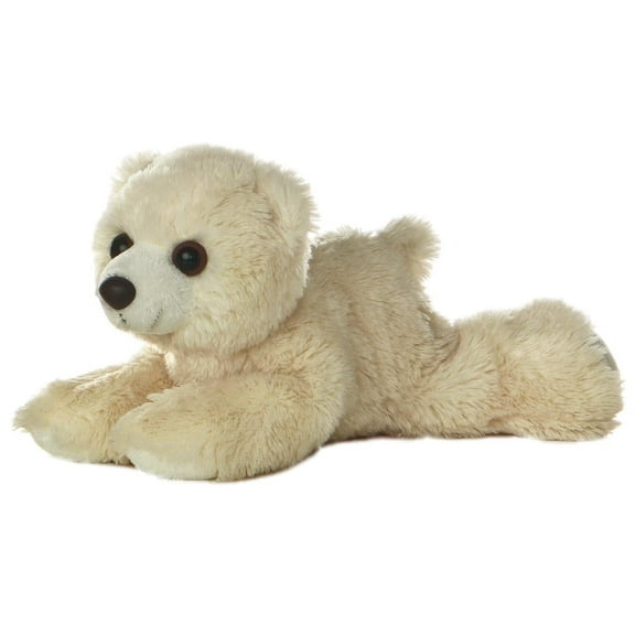 Aurora - Small White Mini Flopsie - 8" Artic - Adorable Stuffed Animal