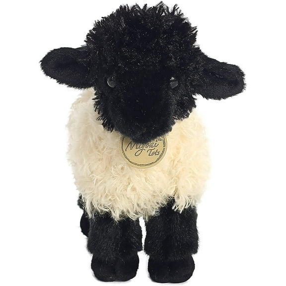 Aurora - Small White Miyoni Tots - 7.5" Suffolk Lamb - Adorable Stuffed Animal