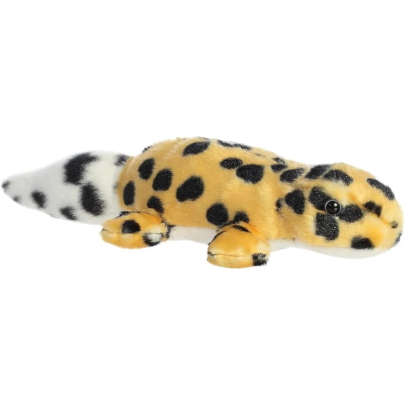 Aurora Mini Flopsie 11" Zilla Leopard Gecko Adorable Stuffed Animal, Soft Plush Reptile Toy with Realistic Gecko Design, Cuddly Wildlife Companion