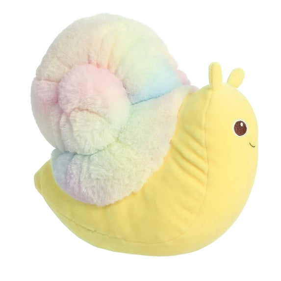 Aurora - Small Yellow Squishiverse - Squishy Hugs 8" Snail - Adorable Stuffed Animal