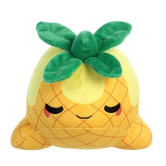 Aurora - Small Yellow Tasty Peach - 8" Pineapple Nomwhal - Enchanting Stuffed Animal