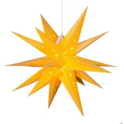 Kringle Traditions Frosted LED Moravian Star Light, 14, Clear