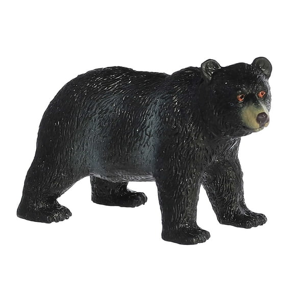 Aurora Toys - Mini Habitat - 5" Black Bear Squish Animal - Timeless Toy